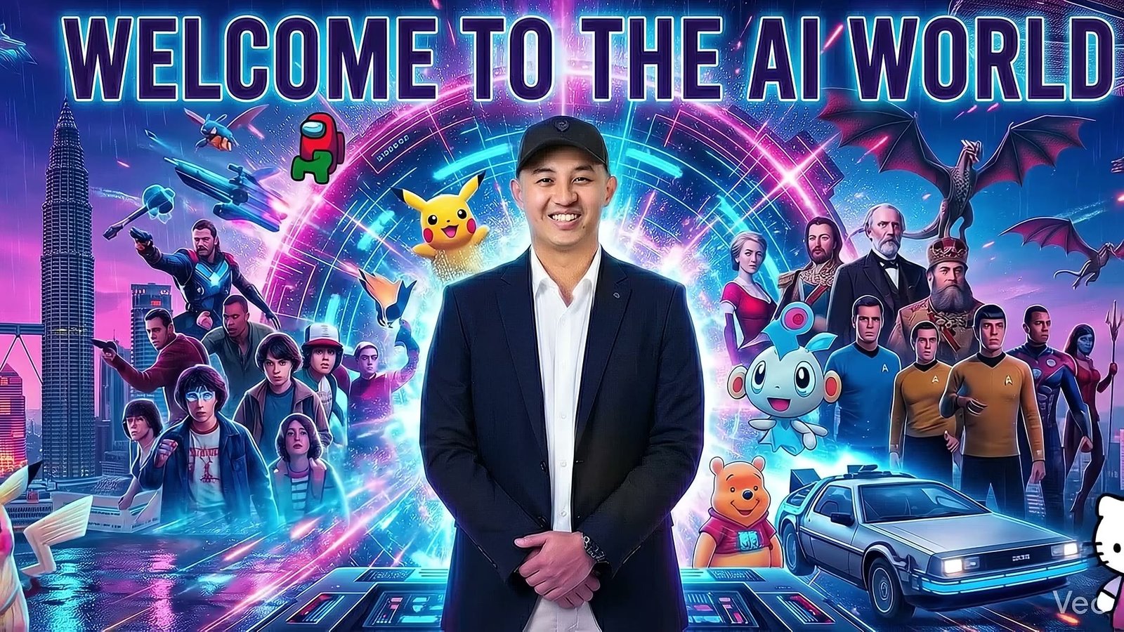 Welcome to the AI World — Bryan with iconic characters
